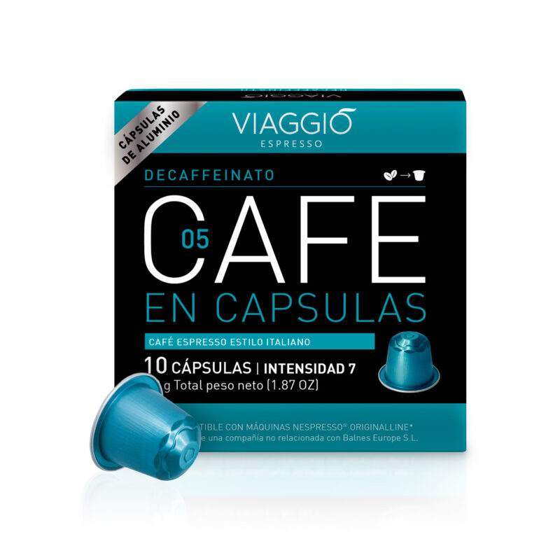Nuevas aluminio! Cápsulas de café Decaffeinato Viaggio Espresso - Cápsulas Nespresso compatibles