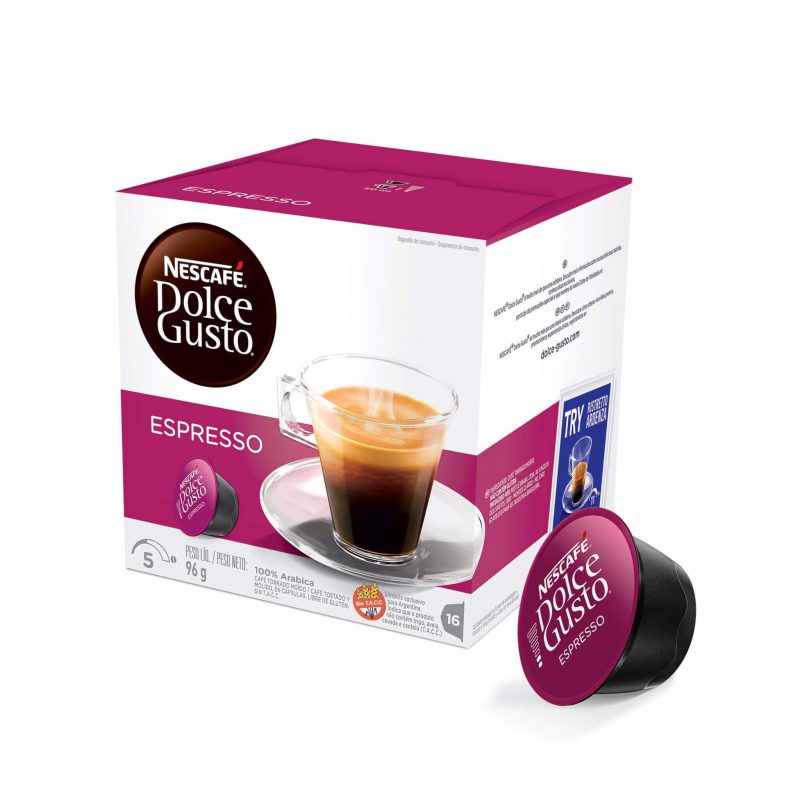 Cápsulas de Café Espresso Dolce Gusto ¡Promo 25% OFF TODOS LOS DÍAS!