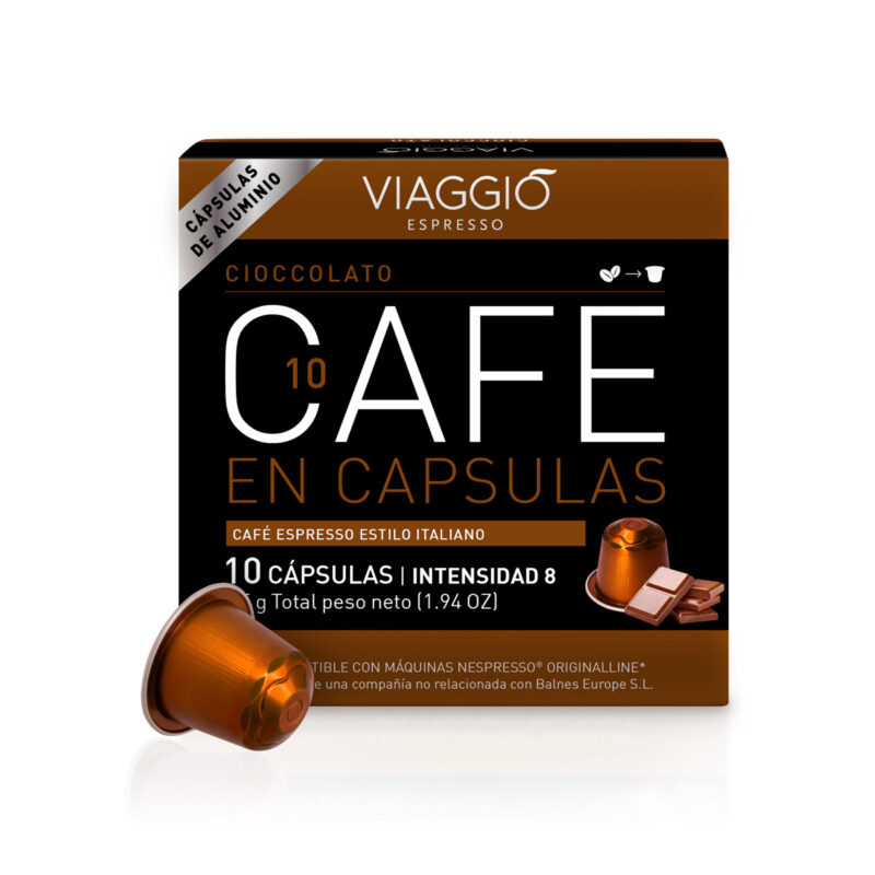 Nuevas aluminio! Cápsulas de café Cioccolato Viaggio Espresso - Cápsulas Nespresso compatibles