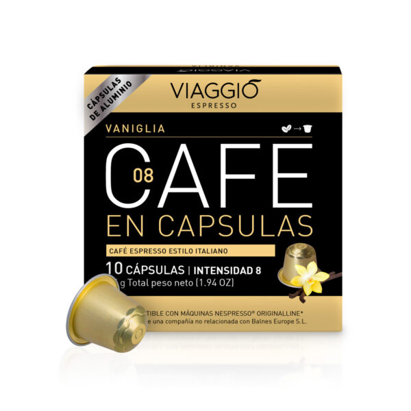 Cápsulas de café Vaniglia Viaggio Espresso - Cápsulas Nespresso compatibles