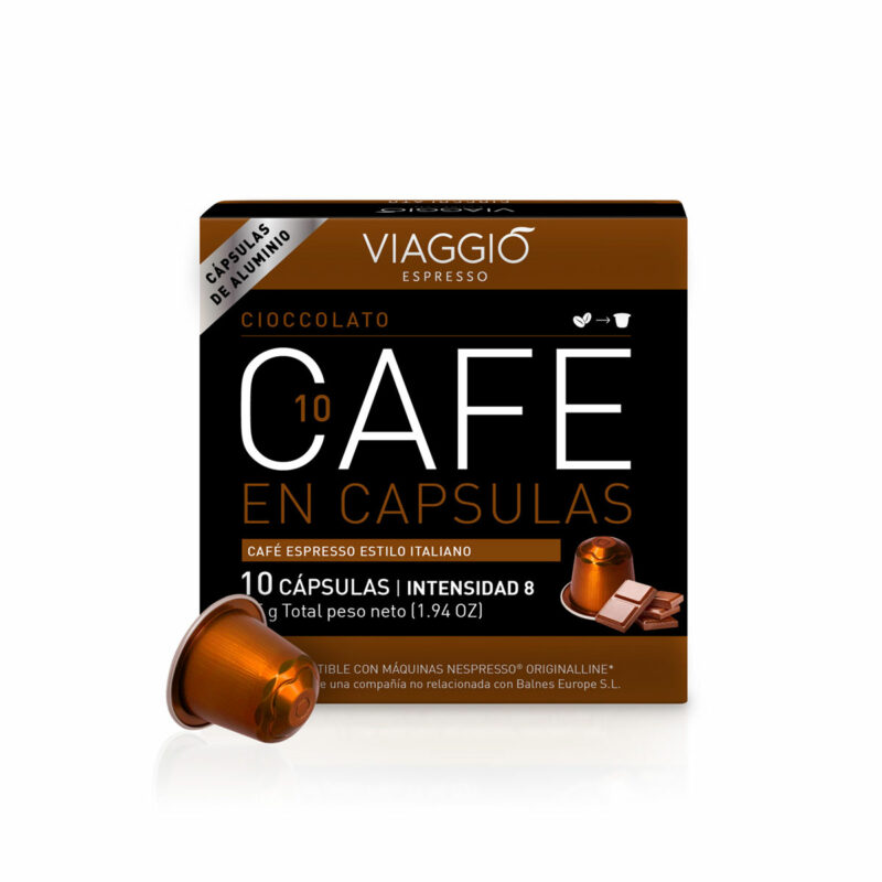 Nuevas aluminio! Cápsulas de café Cioccolato Viaggio Espresso - Cápsulas Nespresso compatibles