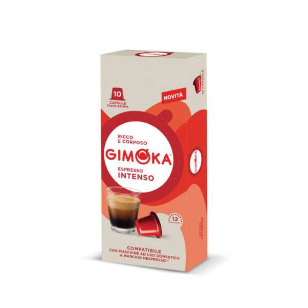 Cápsulas de Café Intenso Gimoka Italia - Cápsulas Nespresso compatibles