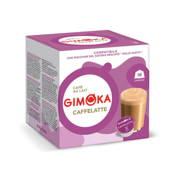 Cápsulas café Caffelatte Gimoka - cápsulas Dolce Gusto compatibles