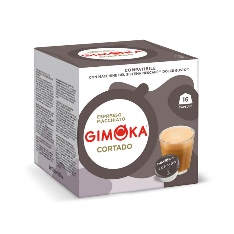 Cápsulas café Cortado Gimoka - cápsulas Dolce Gusto compatibles