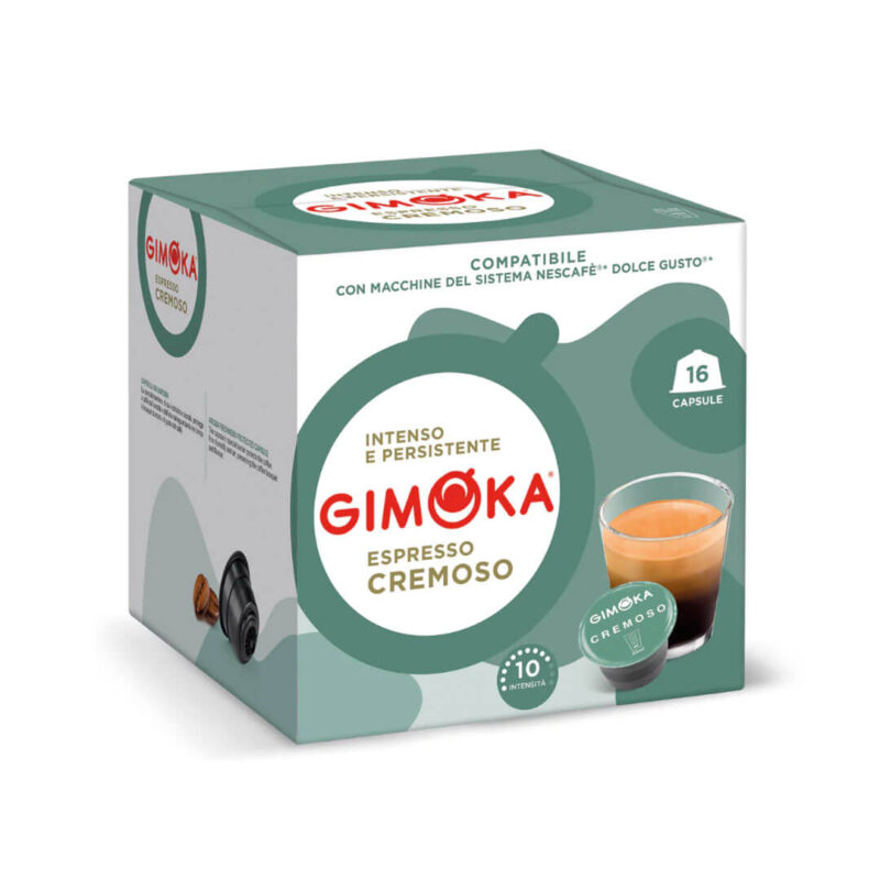 Cápsulas café Cremoso Gimoka - cápsulas Dolce Gusto compatibles