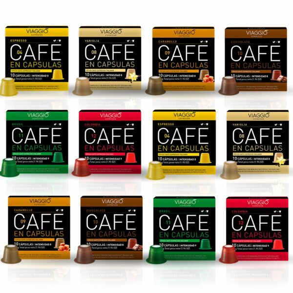 Pack cápsulas café Viaggio x50 - Promo 10% OFF