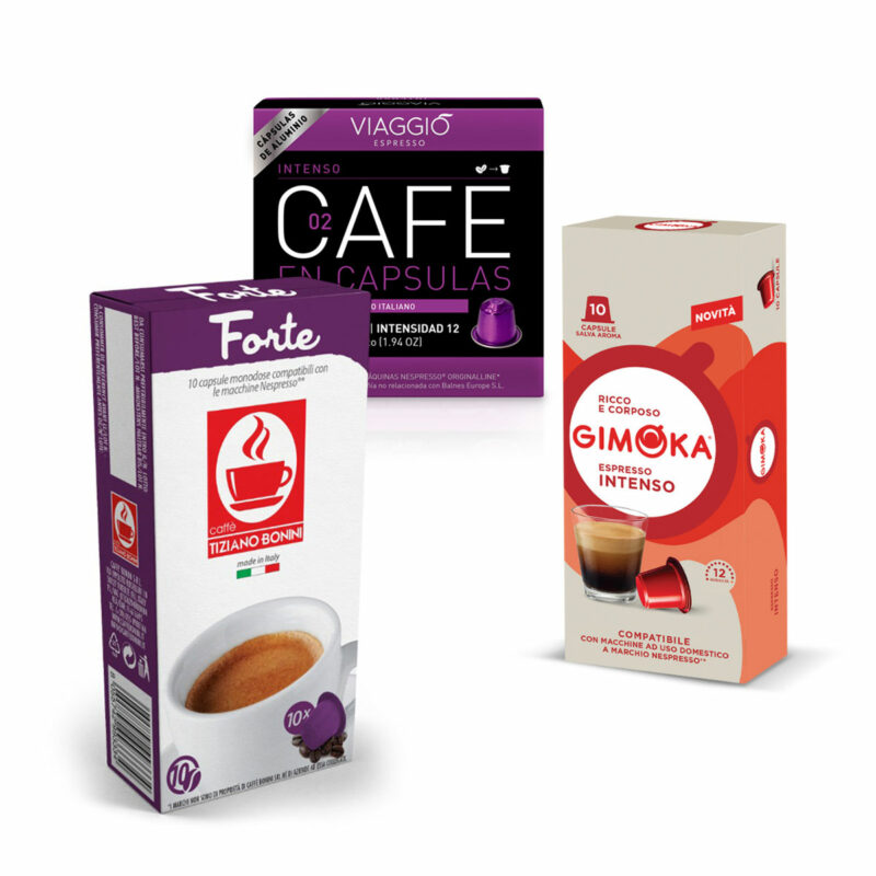 Pack Café Intense - Cápsulas Nespresso compatibles - Pack x30 cápsulas Nespresso compatibles