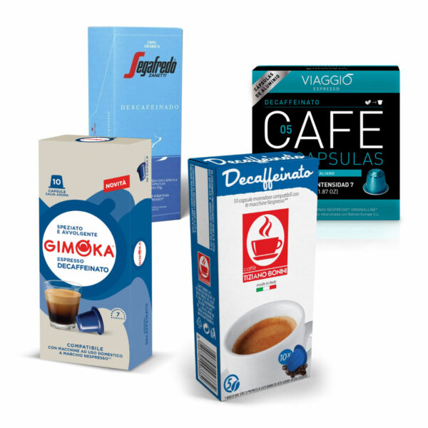 Pack Café Descafeinado - Cápsulas Nespresso compatibles - Pack x30 cápsulas Nespresso compatibles