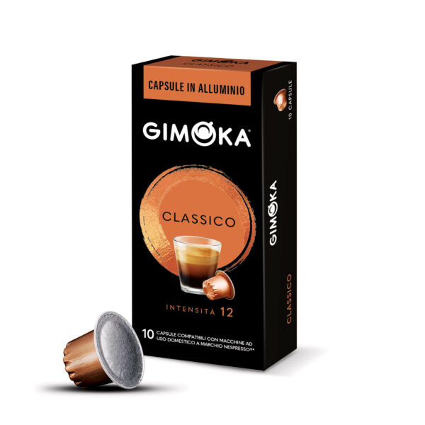 NUEVAS - Cápsulas de café aluminio Classico Gimoka Italia - Cápsulas Nespresso compatibles
