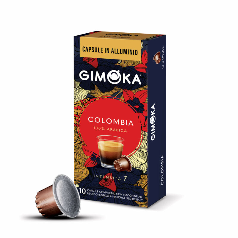 NUEVAS - Cápsulas de café aluminio Colombia Gimoka Italia - Cápsulas Nespresso compatibles