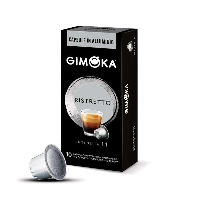 NUEVAS - Cápsulas de café aluminio Ristretto Gimoka Italia - Cápsulas Nespresso compatibles