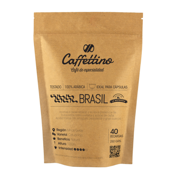 Café tostado molido Brasil - Molienda justa - Cápsulas Dolce Gusto Caffettino