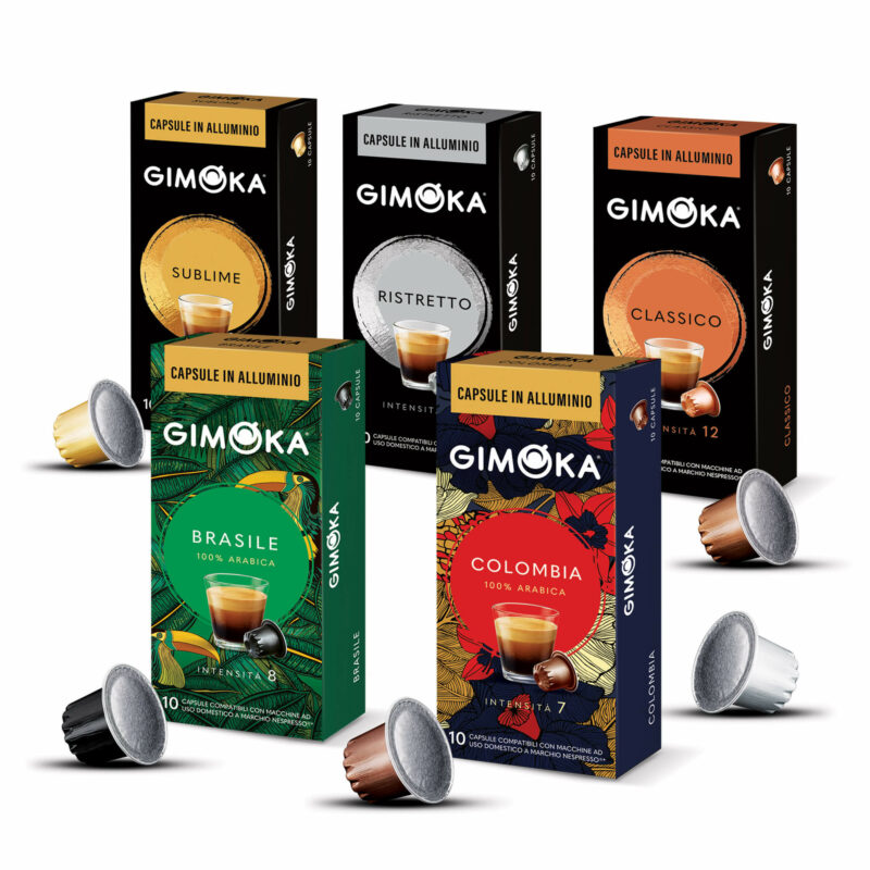 NUEVAS - Cápsulas aluminio de café Gimoka Italia - Cápsulas Nespresso compatibles