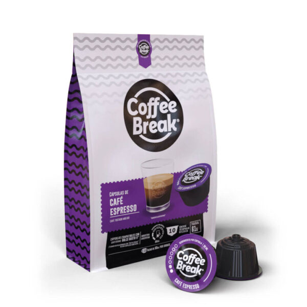 Cápsulas de Espresso Coffee Break - Cápsulas Dolce Gusto compatibles