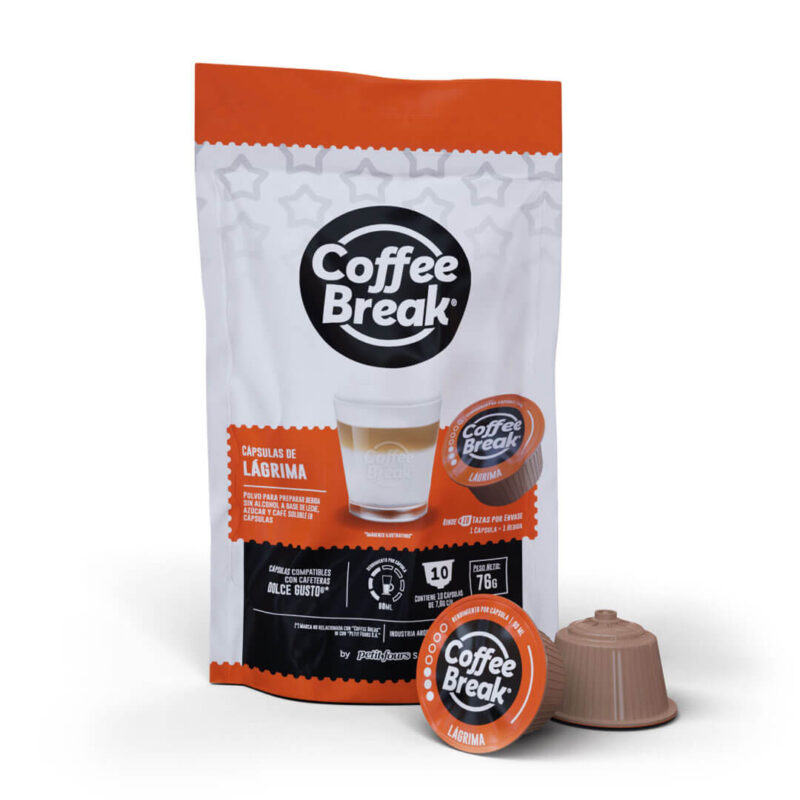 Cápsulas de Lágrima Coffee Break - Cápsulas Dolce Gusto compatibles