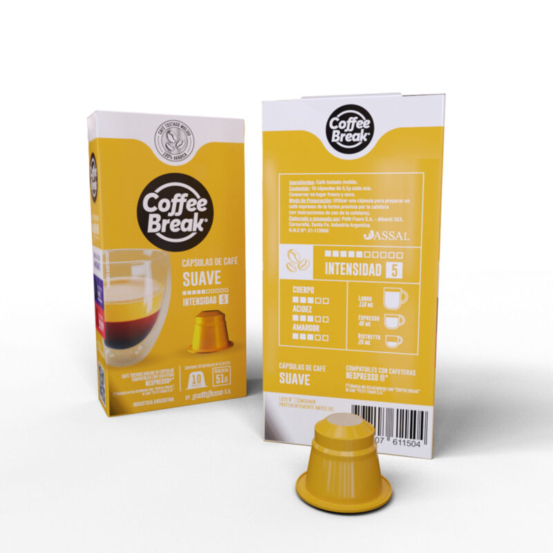 Cápsulas de Café suave Coffee Break - Cápsulas Nespresso compatibles