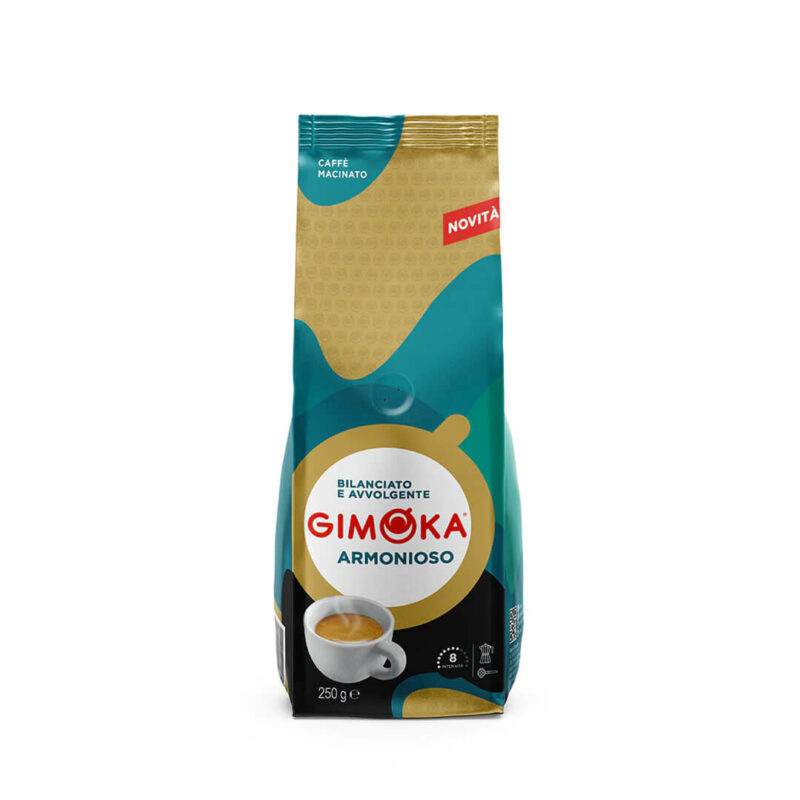 Café italiano molido tostado - Café Gimoka Armonioso x250gr