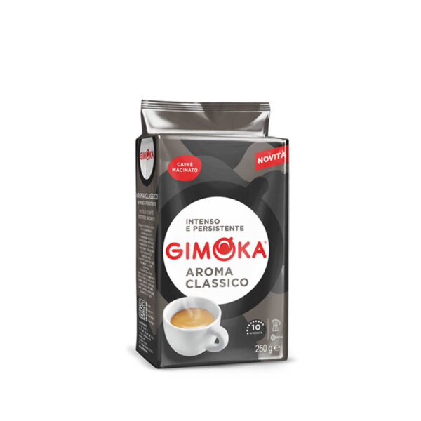 Café italiano molido tostado - Café Gimoka Aroma Classico x250gr