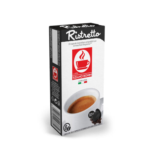 Cápsulas de café Ristretto Bonini Italia - Cápsulas Nespresso compatibles
