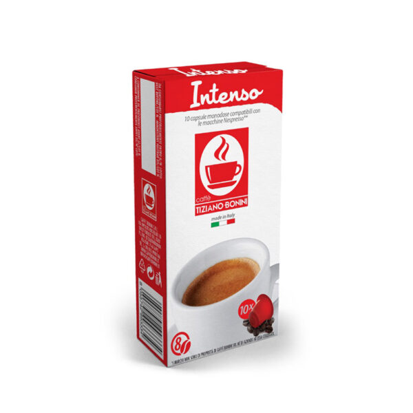 Cápsulas de café Intenso Bonini Italia - Cápsulas Nespresso compatibles