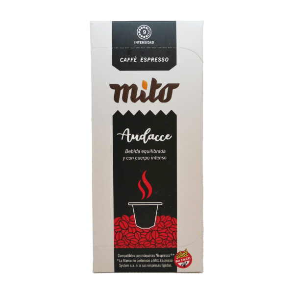 Cápsulas de café Audacce Mito Espresso - Cápsulas Nespresso compatibles