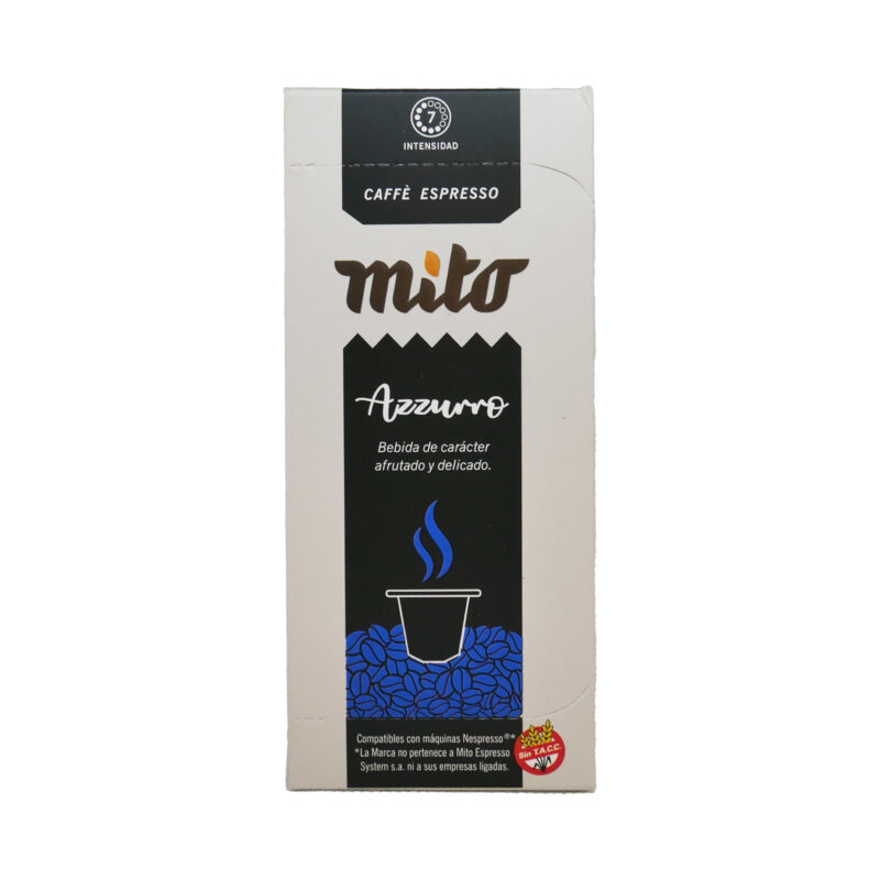 Cápsulas de café Azzurro Mito Espresso - Cápsulas Nespresso compatibles