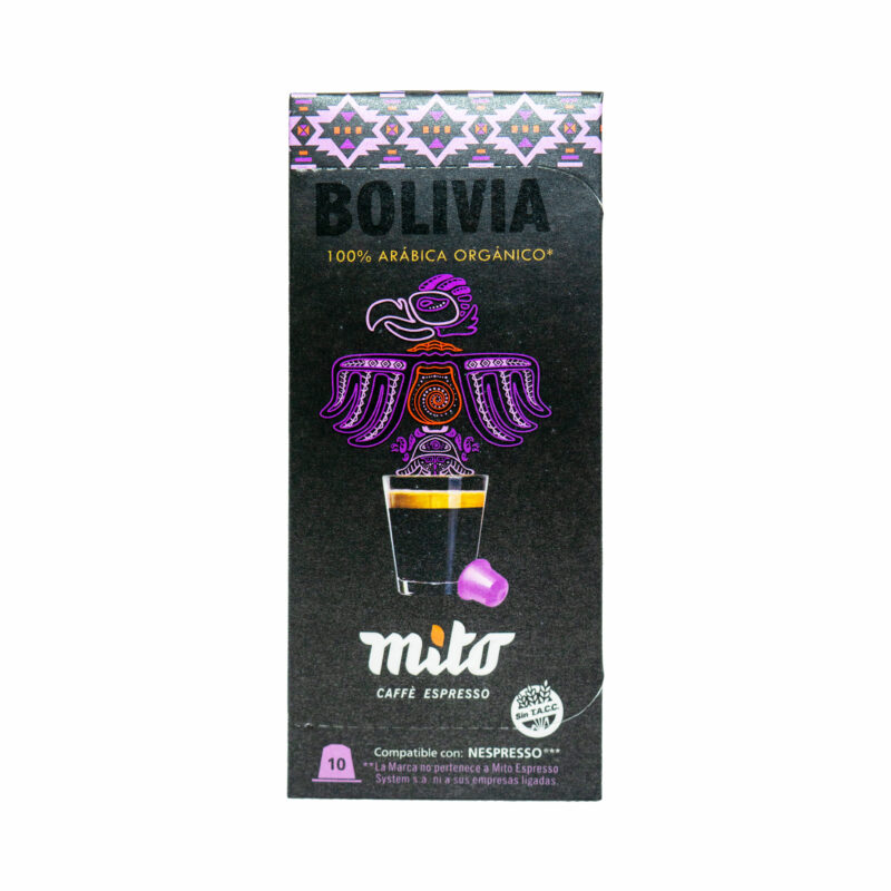 Cápsulas de café Bolivia Mito Espresso - Cápsulas Nespresso compatibles