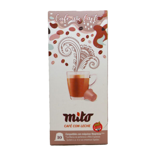 Cápsulas de café con leche Mito Espresso - Cápsulas Nespresso compatibles