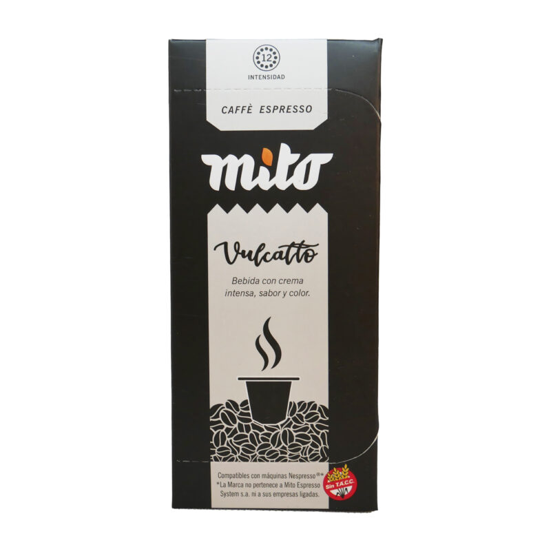 Cápsulas de café Vulcatto Mito Espresso - Cápsulas Nespresso compatibles