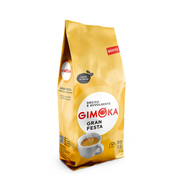 Café italiano tostado en granos - Café Gimoka Gran Festa x500gr.