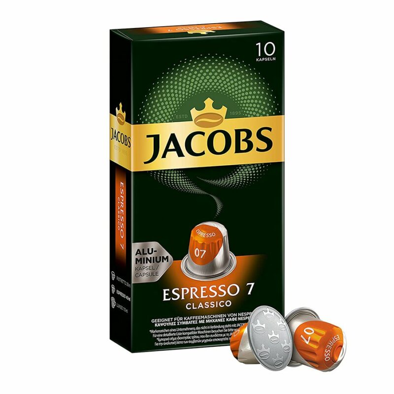Cápsulas Nespresso compatibles - Jacobs Espresso Classico - cápsulas aluminio