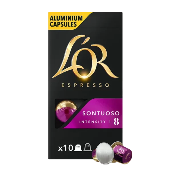 Espresso Sontuoso Café Lor - Cápsulas Nespresso compatibles - Aluminio
