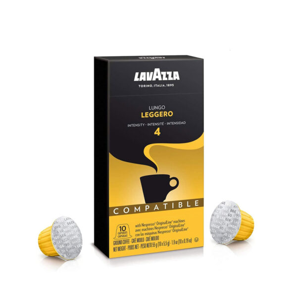 Cápsulas Nespresso compatibles - Cafe Lavazza Lungo Leggero