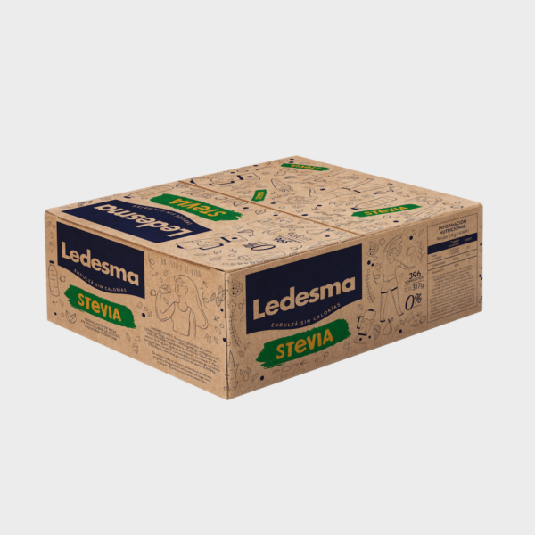 396 sobres sticks stevia - Endulzante Ledesma