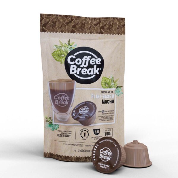 Cápsulas de Mocha veggie plant based Coffee Break - Cápsulas Dolce Gusto compatibles