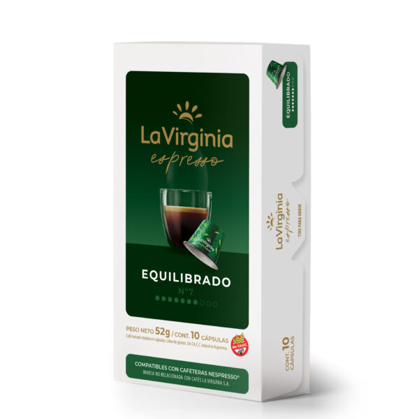 Cápsulas de café variedad Equilibrado La Virginia Nespresso Compatibles - decapsulas