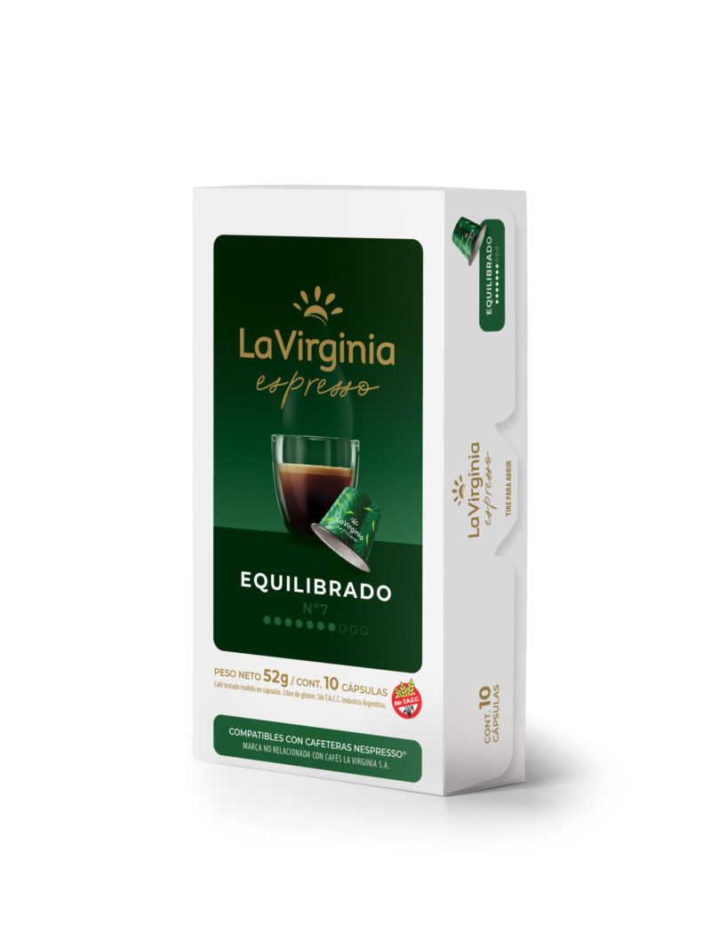 Cápsulas de café variedad Equilibrado La Virginia Nespresso Compatibles - decapsulas