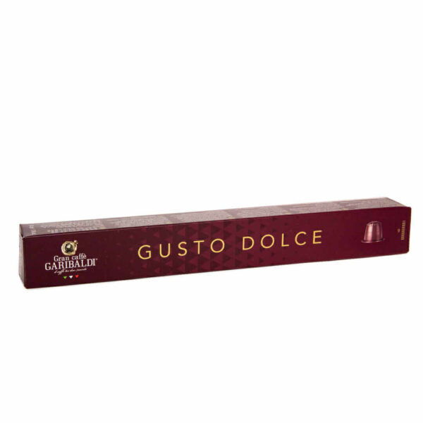 Cápsulas de Café Garibaldi Gusto Dolce - Cápsulas Nespresso compatibles - decapsulas